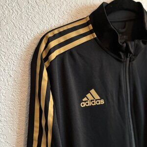 adidas Tiro Track Jacket Men’s Medium Black & Gold NWOT